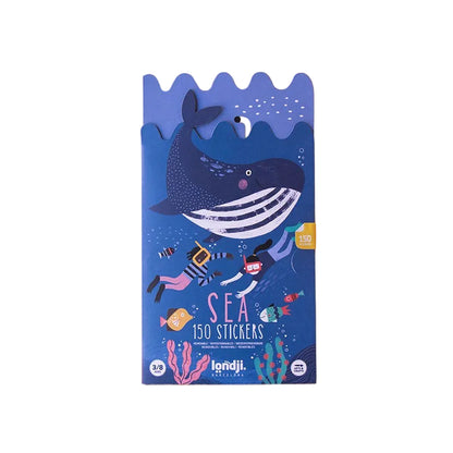 Londji – Sea Stickers | 150 Adesivi Riposizionabili del Mare