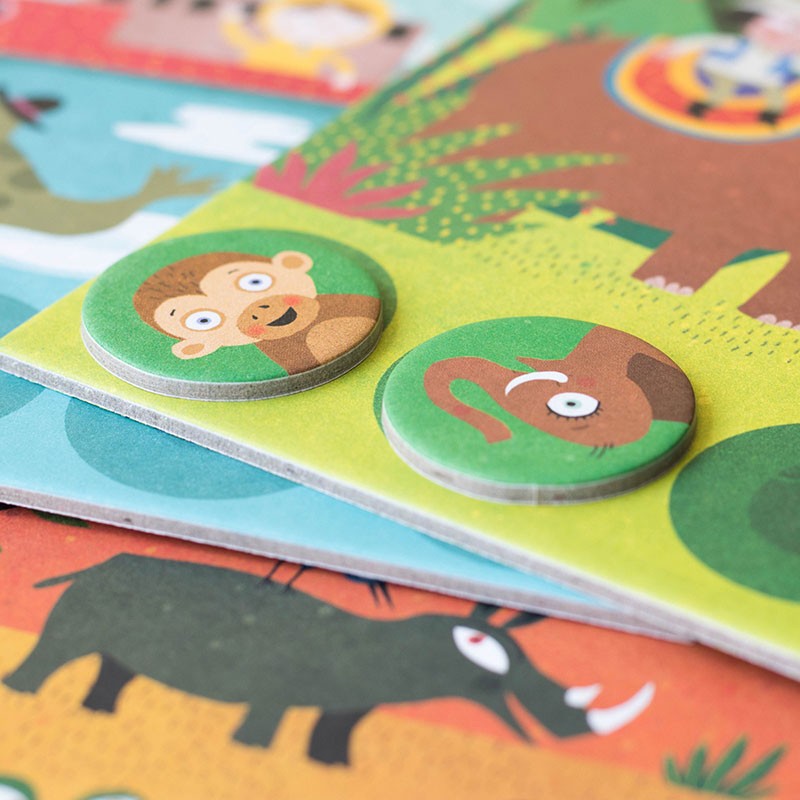 Gioco Educativo Bambini Londji Habitats Lotto – Animali del Mondo (3+ Anni)