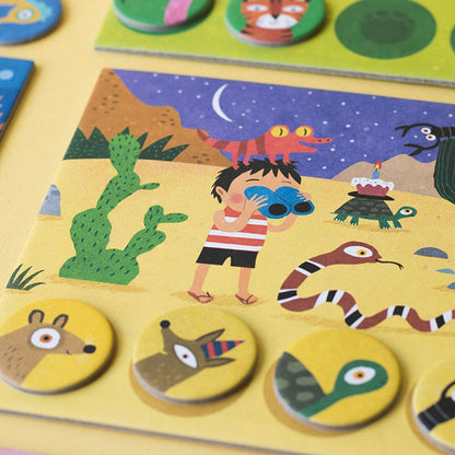 Gioco Educativo Bambini Londji Habitats Lotto – Animali del Mondo (3+ Anni)