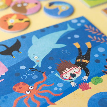 Gioco Educativo Bambini Londji Habitats Lotto – Animali del Mondo (3+ Anni)