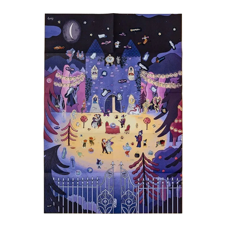 Londji Enchanted Castle – Poster con 152 Stickers 3+