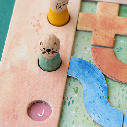 Londji Best Friends – Gioco di Logica in Legno con 100 Sfide – 6+