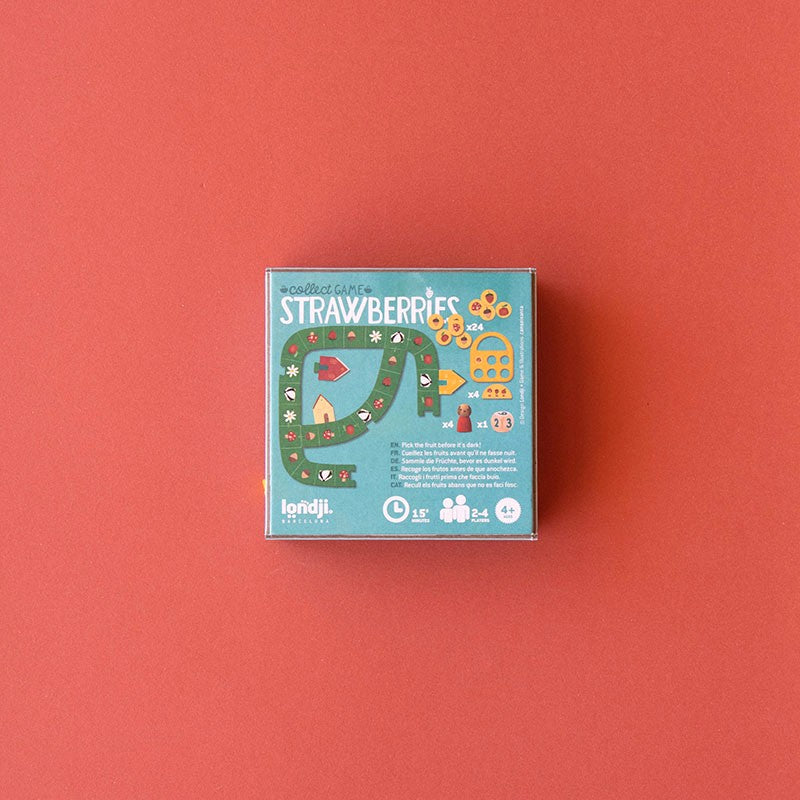 Londji – Strawberries (Gioco Fragole) | Tiny Game di strategia da viaggio 4+