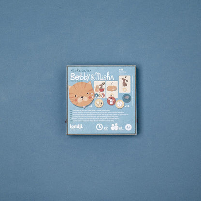 Gioco di Memoria Londji Tiny Game Bobby & Misha – Prendersi Cura degli Animali (4+ Anni)