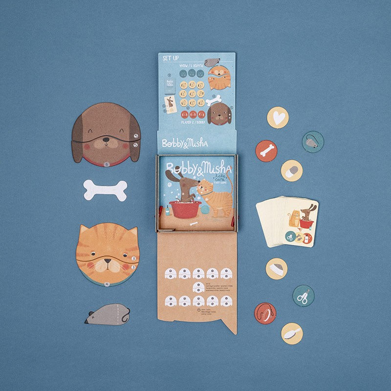 Gioco di Memoria Londji Tiny Game Bobby & Misha – Prendersi Cura degli Animali (4+ Anni)