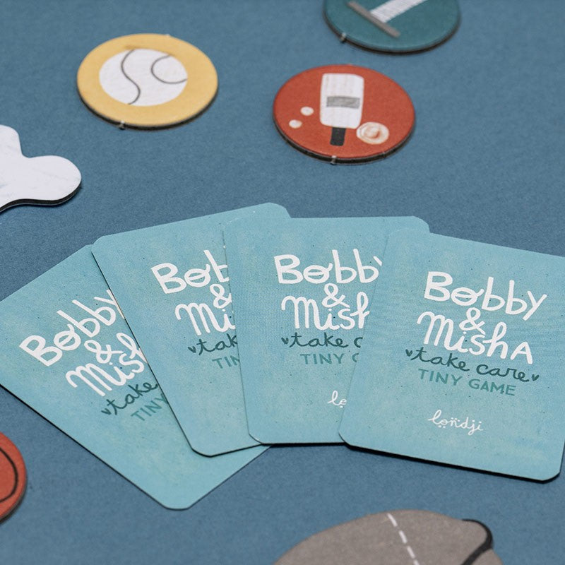 Gioco di Memoria Londji Tiny Game Bobby & Misha – Prendersi Cura degli Animali (4+ Anni)