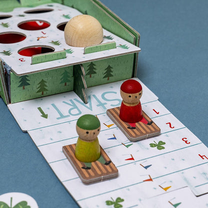 Gioco da Tavolo Londji Tiny Game Snow Race – Gara sulla Neve (4+ Anni, 2 Giocatori)