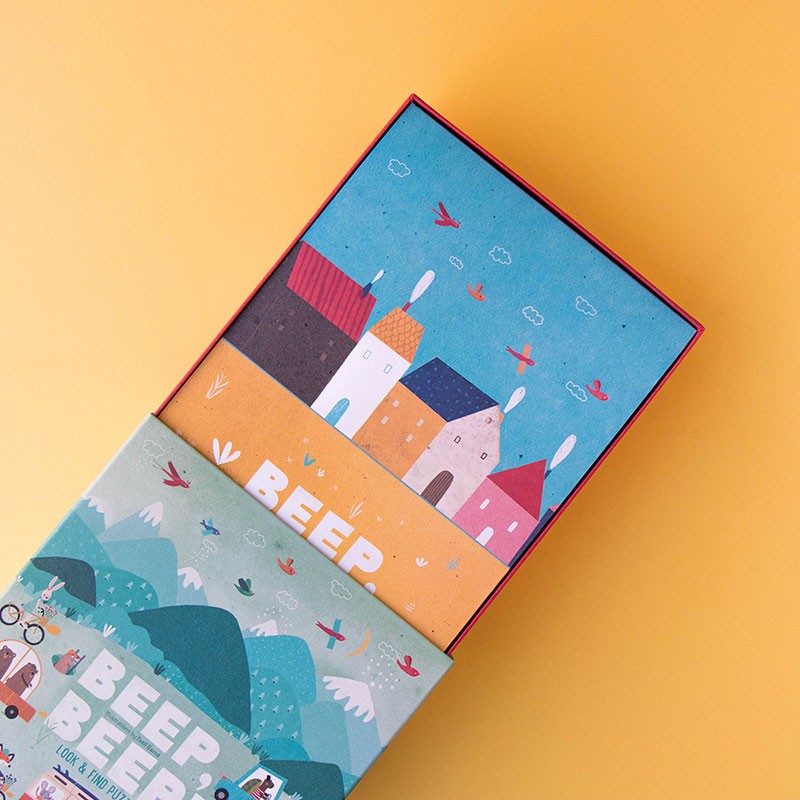 Londji – Puzzle Pista e Macchinine Beep Beep! – Puzzle 48 pezzi 3/6 anni