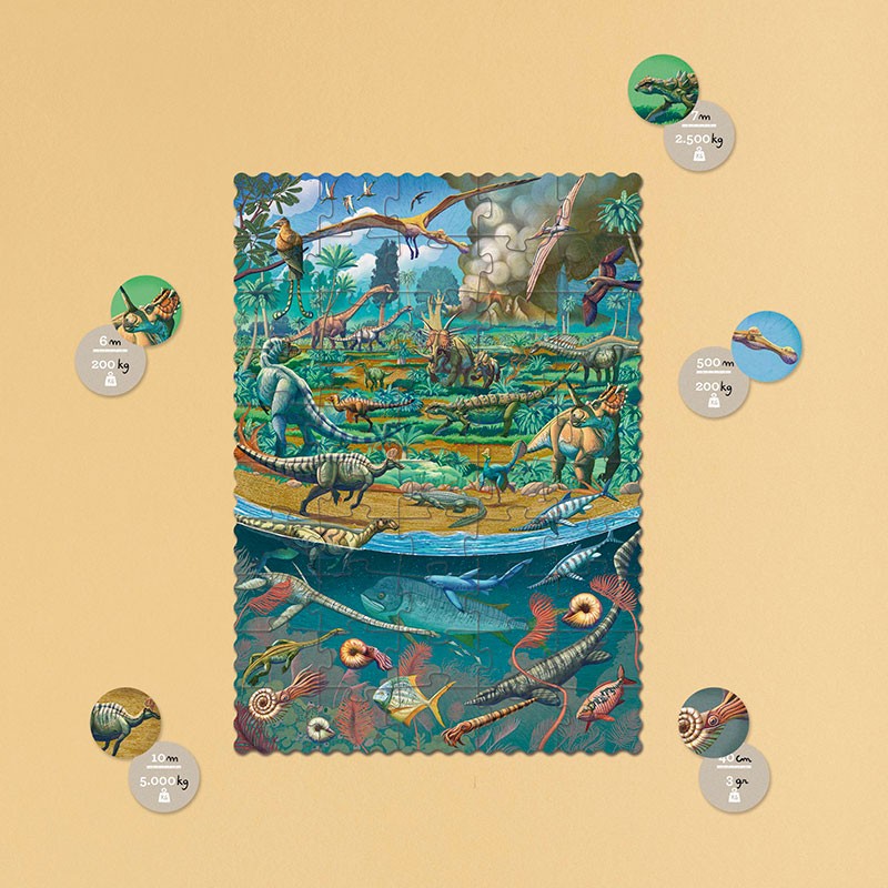 Londji Tiny Puzzle Dinosauri - Apple Pie