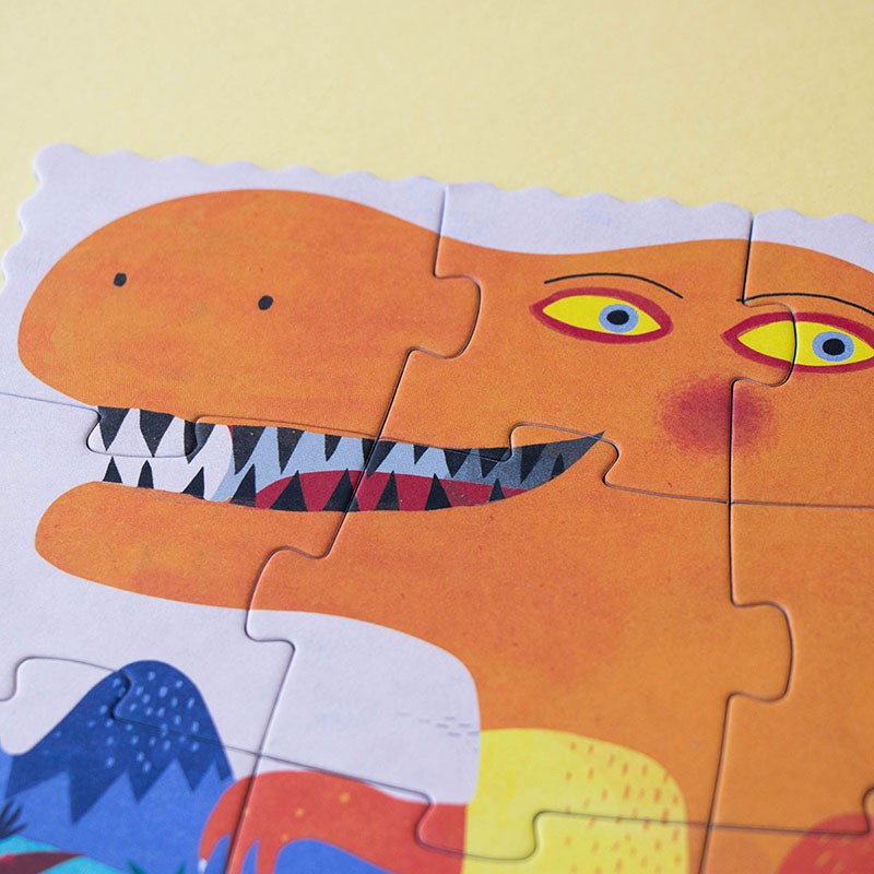 Londji Puzzle Tascabile My Little Dino – 24 Pezzi | Look & Find