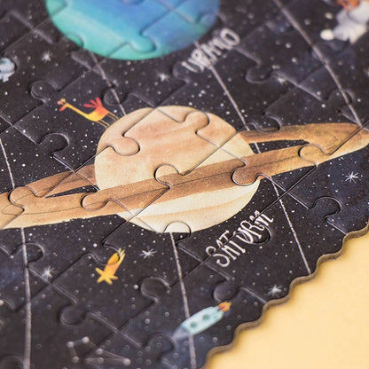 Londji – Discover the Planets Puzzle Tascabile 100 Pezzi | Sistema Solare