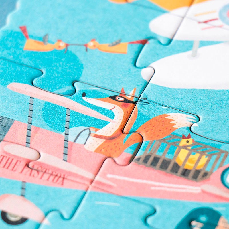 Londji – Puzzle Tascabile Volare 36 pezzi – Puzzle viaggio bambini 3/6 anni