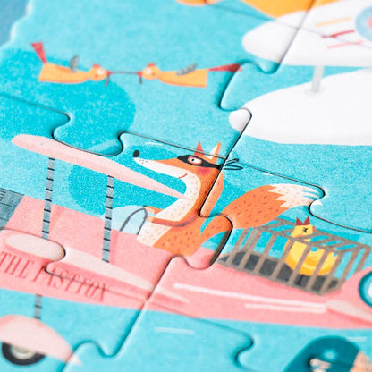 Londji – Puzzle Tascabile Volare 36 pezzi – Puzzle viaggio bambini 3/6 anni