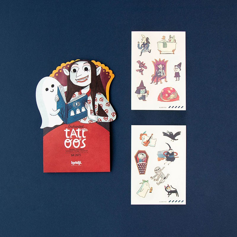 Londji – Enchanted Tattoo Bambini | 14 Tatuaggi Temporanei Mostruosi