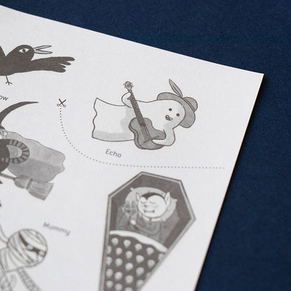 Londji – Enchanted Tattoo Bambini | 14 Tatuaggi Temporanei Mostruosi