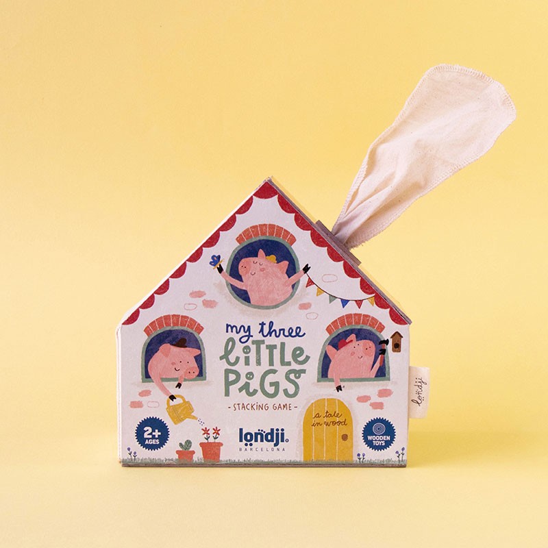 Londji Gioco in legno I Tre Porcellini - Apple Pie