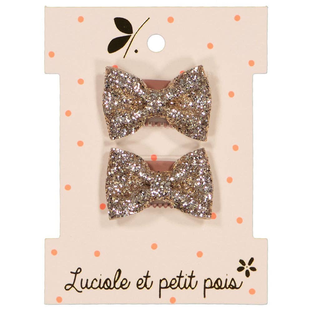 Luciole et Petit Pois Pettinini Fiocco - Oro Glitter - Apple Pie