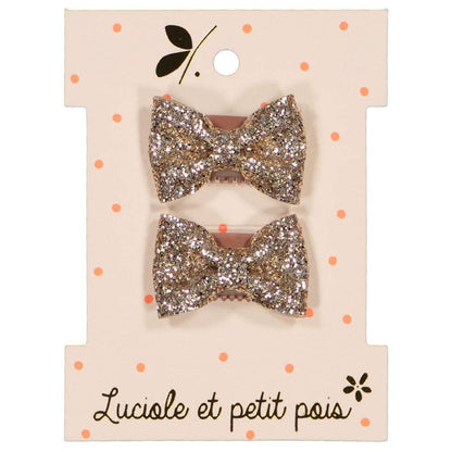 Luciole et Petit Pois Pettinini Fiocco - Oro Glitter - Apple Pie