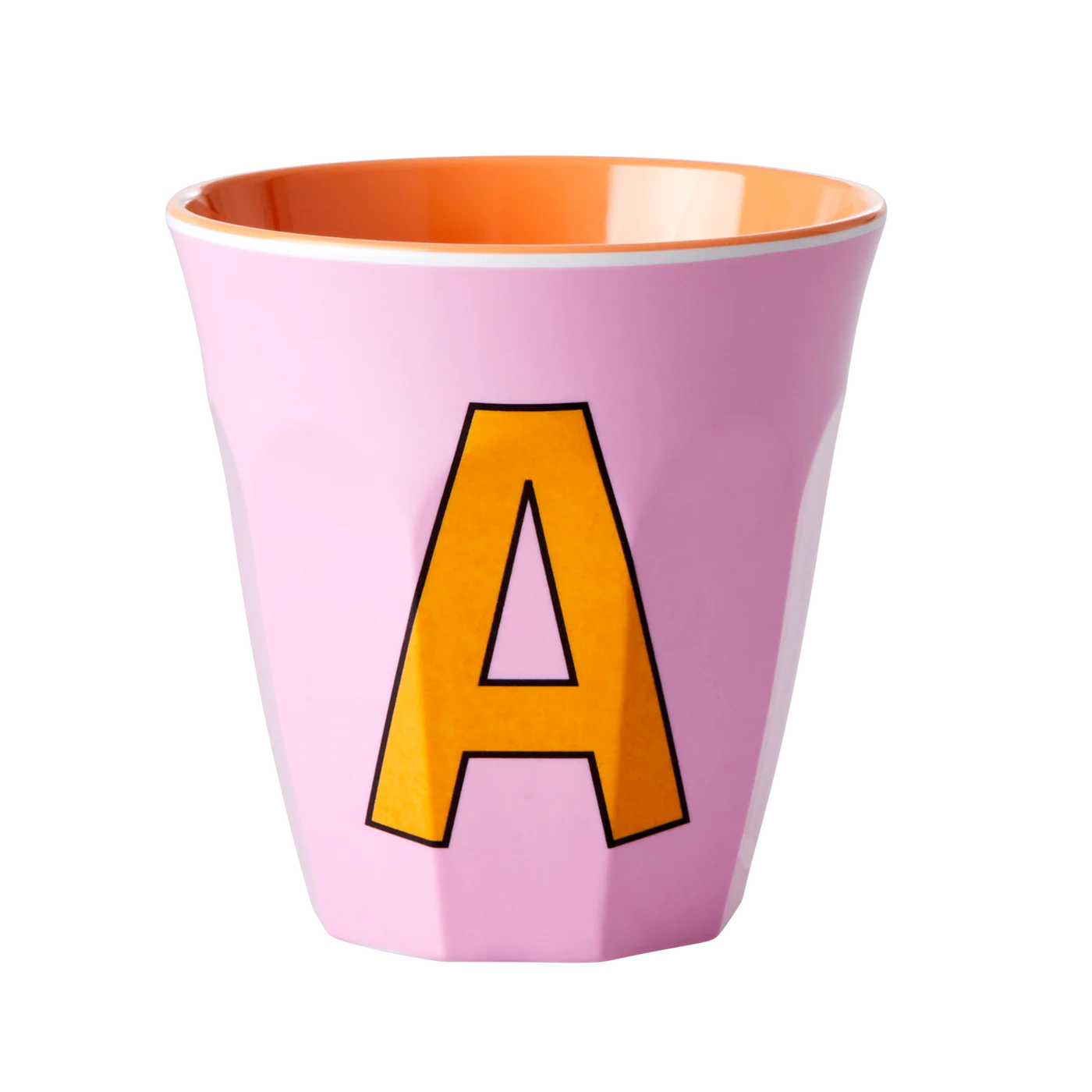 Bicchiere in melamina RICE  Varie Lettere - Pinkish