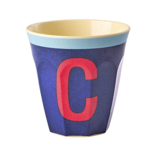 RICE Denmark | Tazza Media Lettera C –Blu Royal Vintage