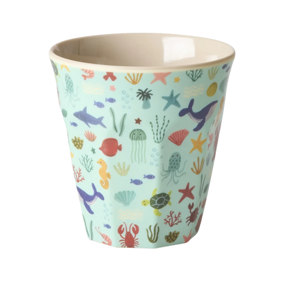 Bicchiere Medio Bambini Ocean Print Rice – Melamina 250 ml