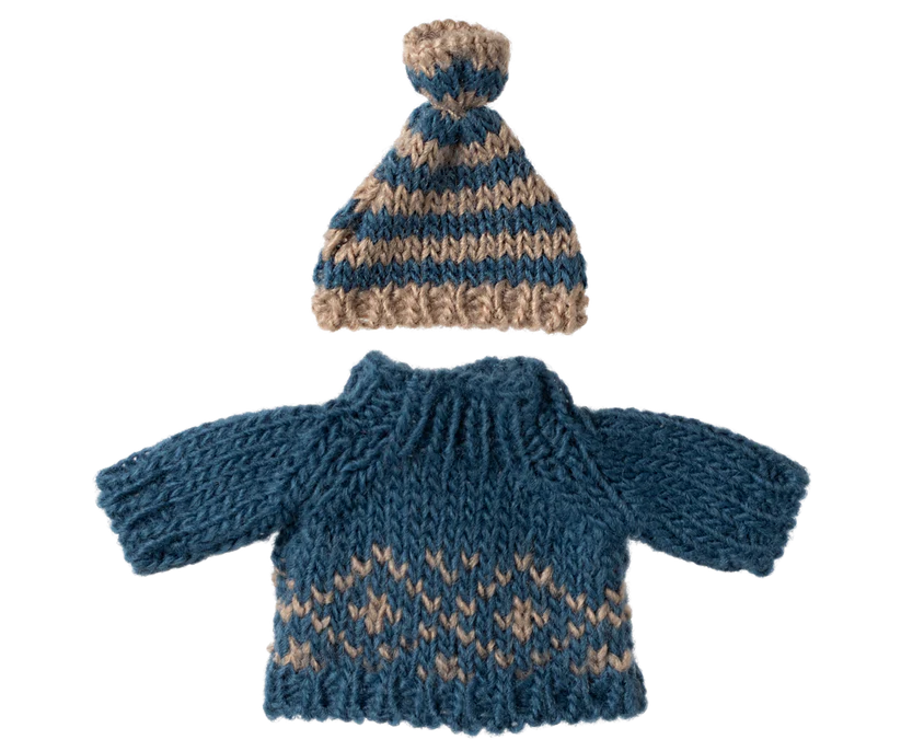 Maileg Maglione e Cappello in Maglia - Papà / Mamma - Apple Pie
