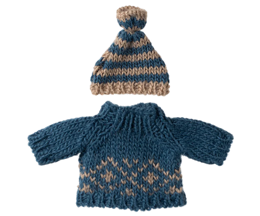 Maileg Maglione e Cappello in Maglia - Papà / Mamma - Apple Pie