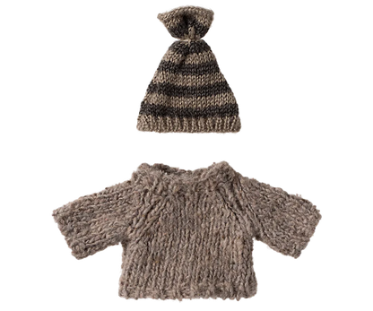 Maileg Maglione e Cappello in Maglia - Fratello o Sorella Maggiore - Apple Pie