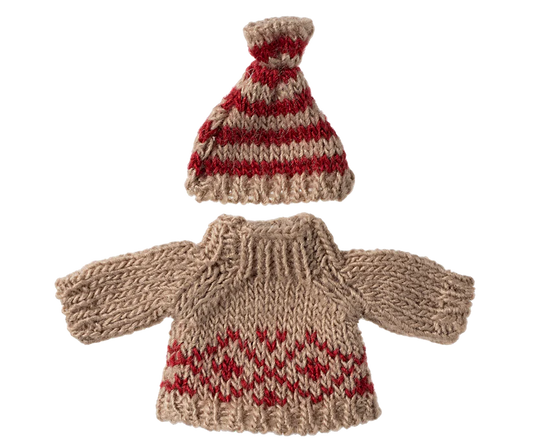 Maileg Maglione e Cappello in Maglia - Mamma / Papà - Apple Pie
