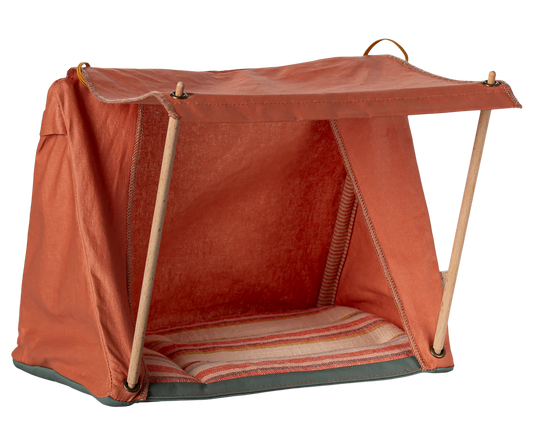 Maileg Tenda da Campeggio per Topolini Happy Camper - arancione - Apple Pie