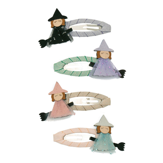 Mimi & Lula Witch Friends – Set 4 Mollette Halloween per Bambini