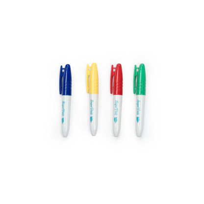 Moulin Roty – Set 8 Pennarelli Tamponi 2 in 1 – Collezione Les Loufoques