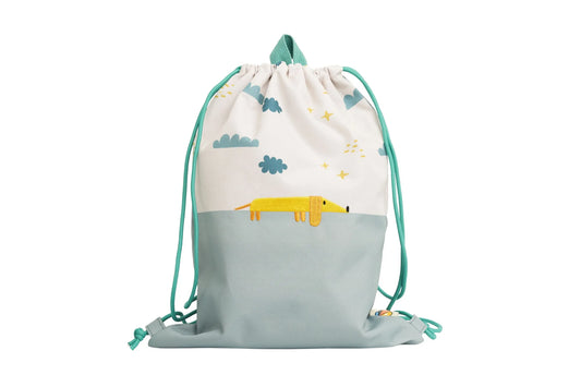 The Cotton Cloud – Sacca Zaino The Flying Dog in rPET Riciclato