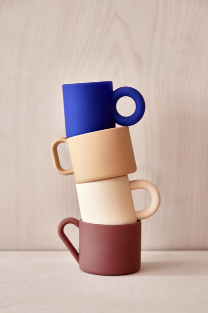 OYOY Set di 2 Tazza Nomu - Blu - Apple Pie