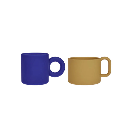 OYOY Set di 2 Tazza Nomu - Blu - Apple Pie