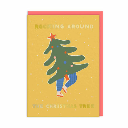 Ohh Deer  Biglietto di Auguri - Dancing Tree Christmas Card Set - Set da 3 biglietti - Apple Pie