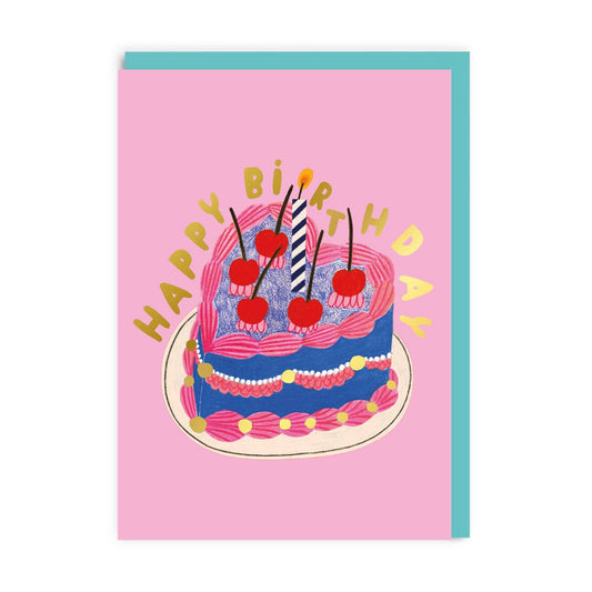 Ohh Deer  Biglietto di Auguri - Heart Cake Greeting Card - Apple Pie