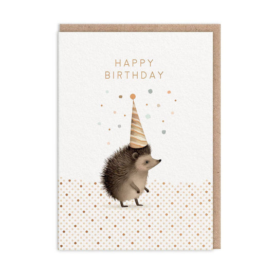 Ohh Deer  Biglietto di Auguri - Hedgehog Birthday Card - Apple Pie