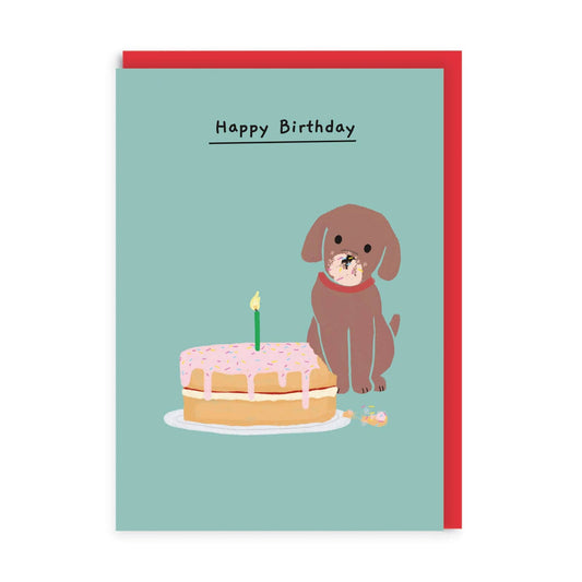 Ohh Deer  Biglietto di Auguri - Pat with Cake Greeting Card - Apple Pie