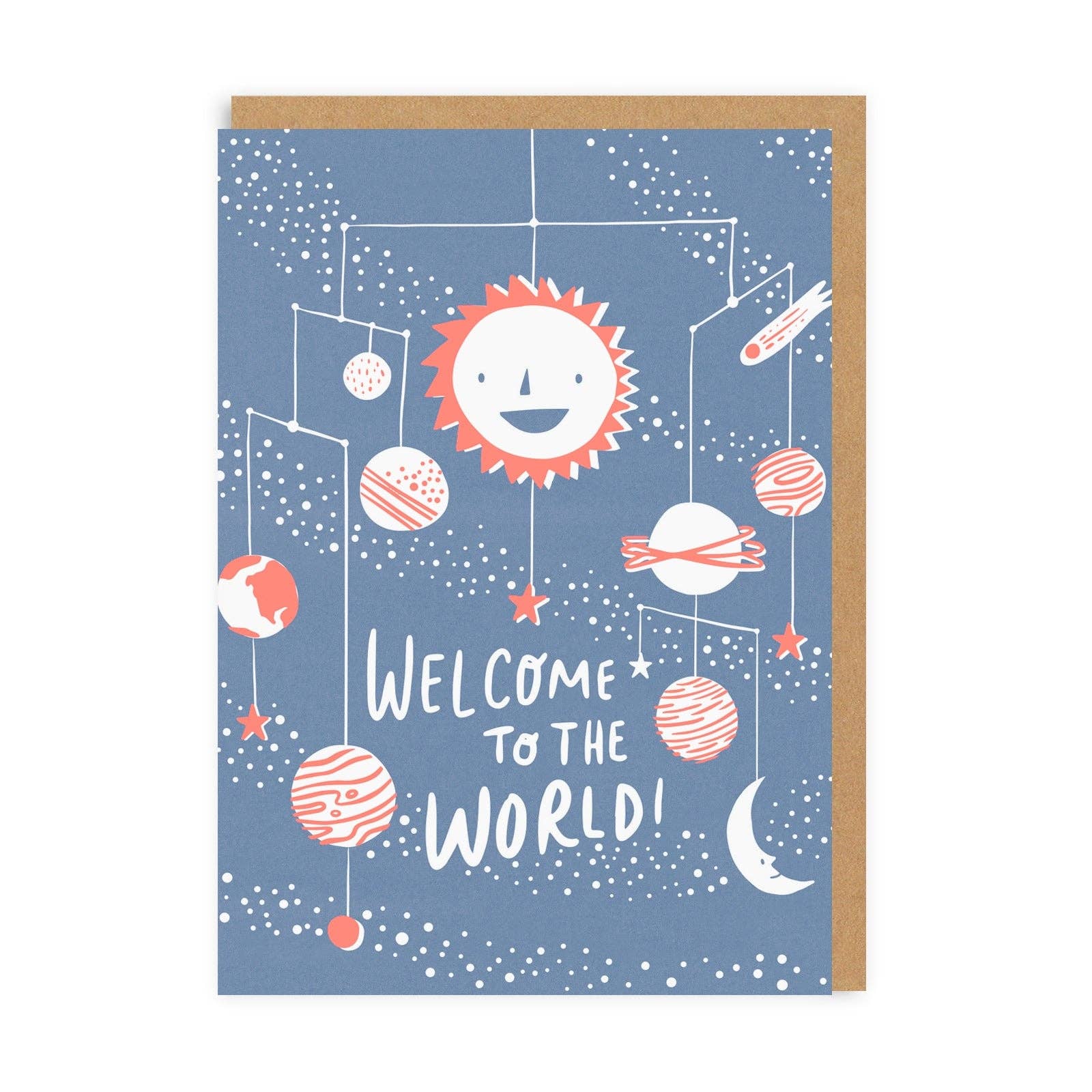 Ohh Deer Biglietto di Auguri - Welcome To The World Greeting Card - Apple Pie