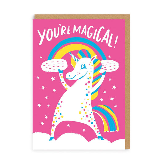 Ohh Deer  Biglietto di Auguri - You're Magical Unicorn Greeting Card - Apple Pie