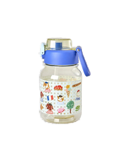 RICE Borraccia in Tritan – kids in Paris Blue (700 ml) - IN ARRIVO