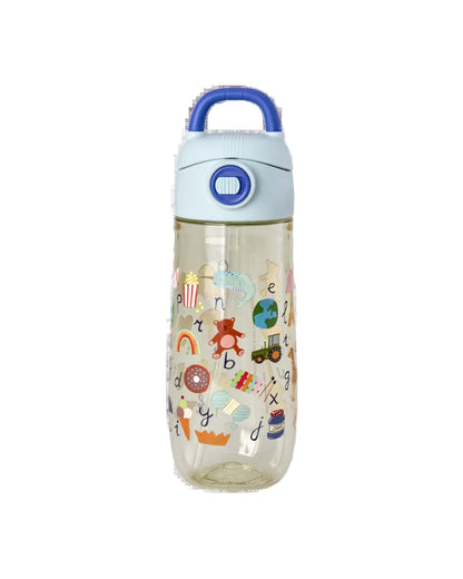 RICE Borraccia in Tritan  "ABC" BLUE 550 ml - IN ARRIVO