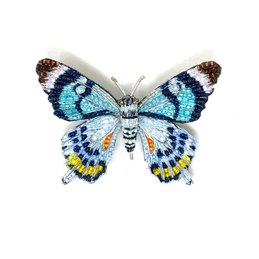 Trovelore – Spilla Farfalla Papilio Lagaizei Ricamata a Mano
