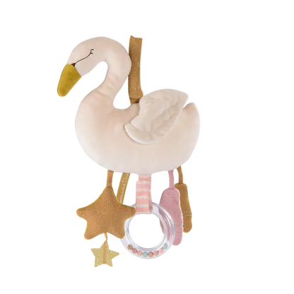 Moulin Roty La Petite École de Danse – Peluche Attività a Sospendere Cigno 32 cm