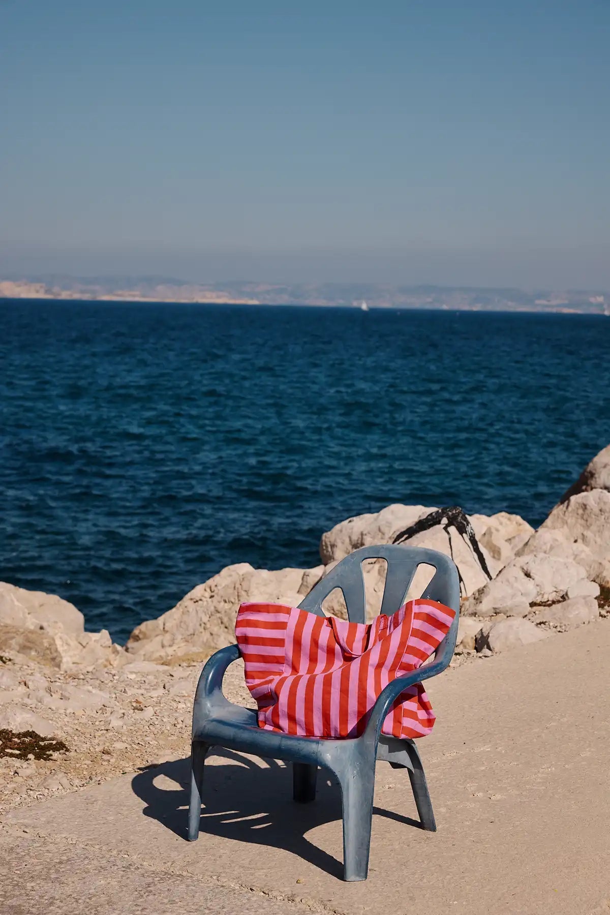 Rose in April Borsa Tote - Righe Orchid/Tomato - Apple Pie