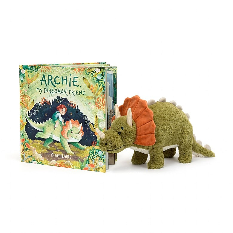 Libro "Archie, My Dinosaur Friend Book" - Libro in inglese - Apple Pie