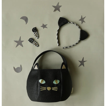 Rockahula Halloween Cat Ears Headband – Cerchietto con Orecchie da Gatto Glitter