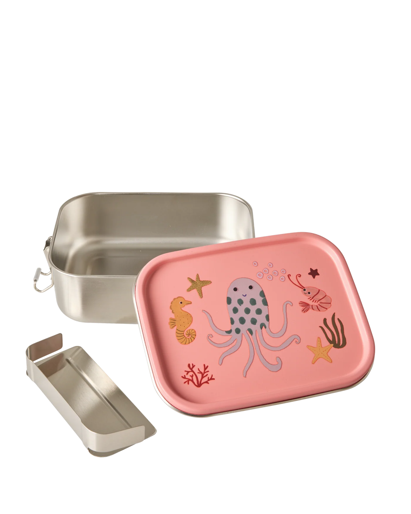 RICE Lunch Box in Acciaio Inox Piccola – Coral Ocean