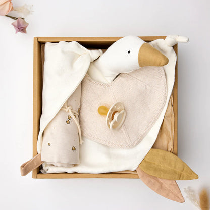 Cofanetto Regalo con Set Nascita in cotone bio - Vanilla Ice - Dolce e spiritoso - Apple Pie
